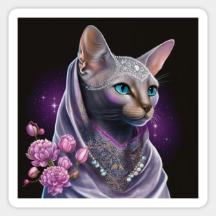 Sweet Abyssinian Cat Sticker